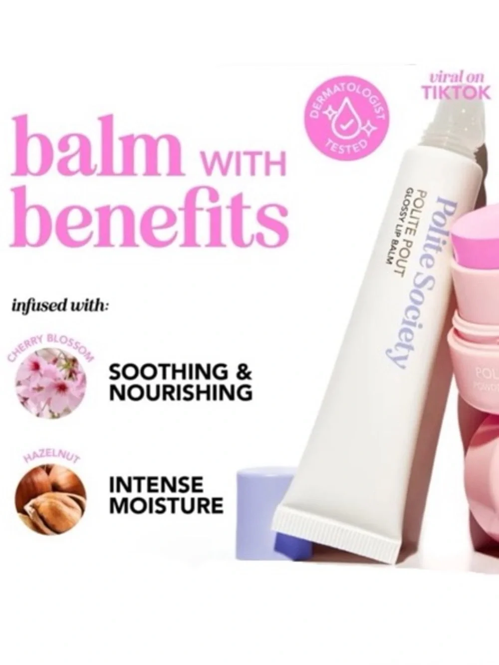 Polite Society Polite Pout Glossy Lip Balm